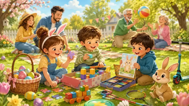 Idei de cadouri de Paste pentru copii: jucarii educative, jocuri de exterior si activitati in familie