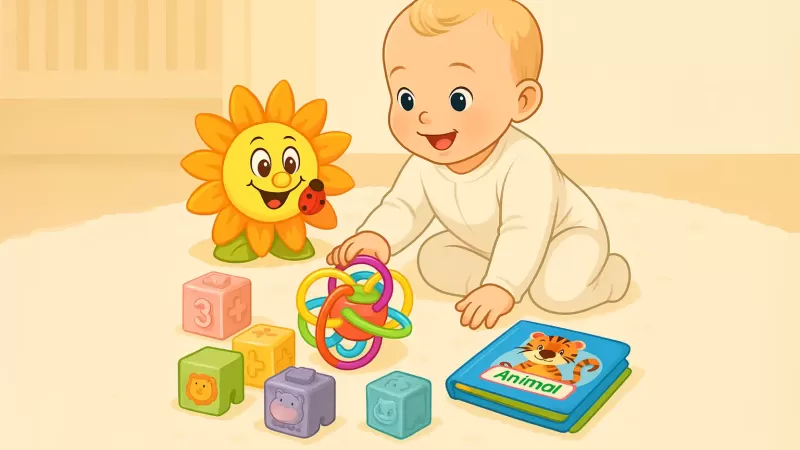 Primele jucarii ale bebelusului – Ce alegem in primele 12 luni?