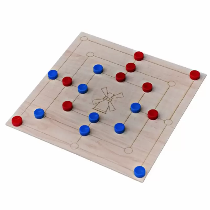 Joc Tintar (Moara) din Lemn – Joc de Strategie Clasic pentru Familie si Copii