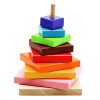 Joc - Piramida curcubeu din lemn