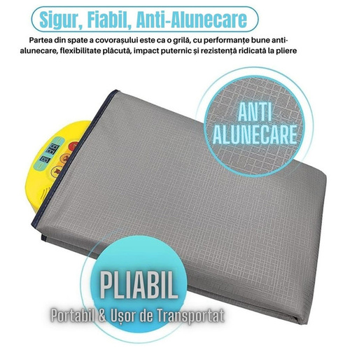 Covoras interactiv si educativ 150 x 60 cm, cu 23 de sunete si melodii, oprire automata, volum ajustabil si atingere tactila