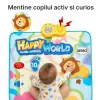 Covor muzical 158 x 70 cm, cu 28 de sunete si melodii, oprire automata, volum ajustabil si atingere tactila, educativ si interactiv