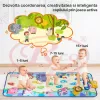 Covor muzical 158 x 70 cm, cu 28 de sunete si melodii, oprire automata, volum ajustabil si atingere tactila, educativ si interactiv