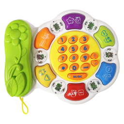 Telefon interactiv de jucarie cu lumini, muzica si sunete realistice
