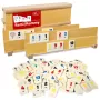 Joc Remi/Rummy RCO® – Set clasic in cutie din lemn, piese din piatra (compozit)
