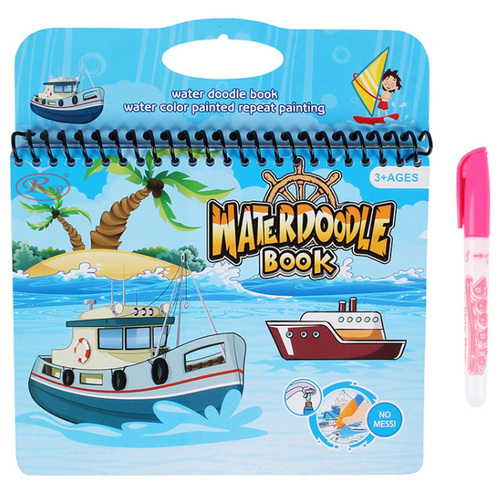 Carte de colorat (reutilizabila) cu apa