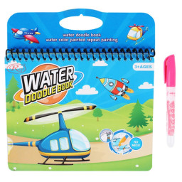 Carte de colorat (reutilizabila) cu apa