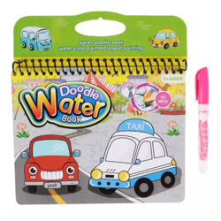 Carte de colorat (reutilizabila) cu apa