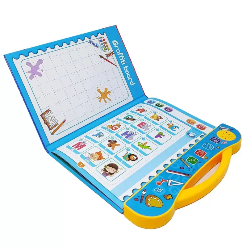 Jucarie Educativa - Carte electronica inteligenta cu activitati in limba engleza, My E-Book RCO, +3ani