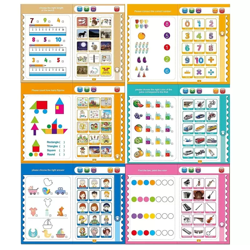 Jucarie Educativa - Carte electronica inteligenta cu activitati in limba engleza, My E-Book RCO, +3ani