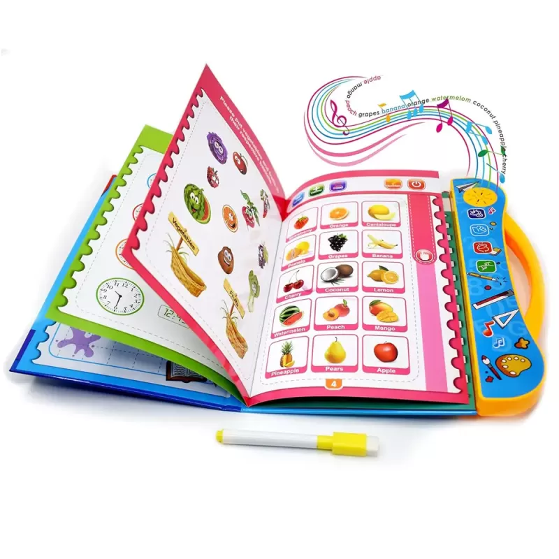 Jucarie Educativa - Carte electronica inteligenta cu activitati in limba engleza, My E-Book RCO, +3ani