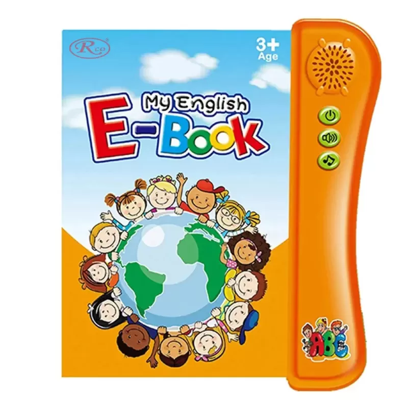 Jucarie Educativa - Carte electronica cu activitati in limba engleza, My E-Book RCO, +3ani