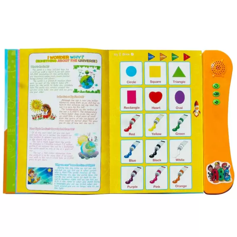 Jucarie Educativa - Carte electronica cu activitati in limba engleza, My E-Book RCO, +3ani