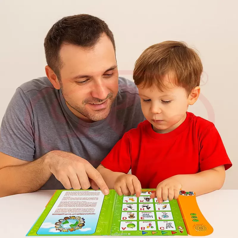 Jucarie Educativa - Carte electronica cu activitati in limba engleza, My E-Book RCO, +3ani