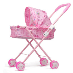 Carucior cu roti mari duble pentru papusi