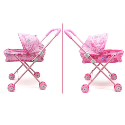 Carucior cu roti mari duble pentru papusi