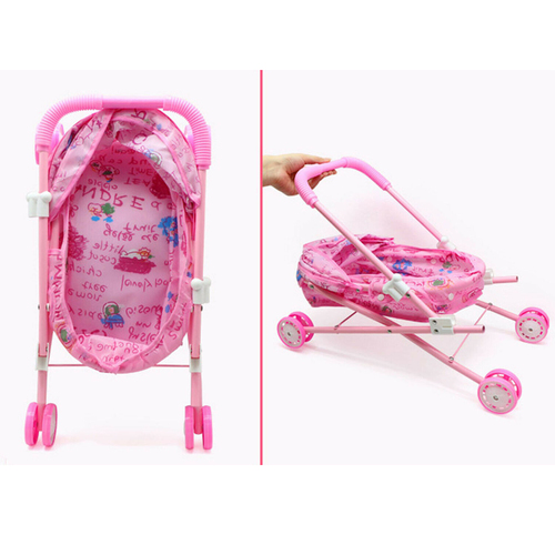 Carucior cu roti mari duble pentru papusi