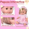 Set Papusa Interactiva cu 12 Sunete si 16 Accesorii 