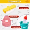 Set de curatenie pentru copii, 7 piese, multicolor, 3+ ani