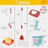Set de curatenie pentru copii, 7 piese, multicolor, 3+ ani