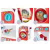 Masina de Spalat Interactiva cu Accesorii pentru Copii, 3 Programe, Lumini si Sunete 