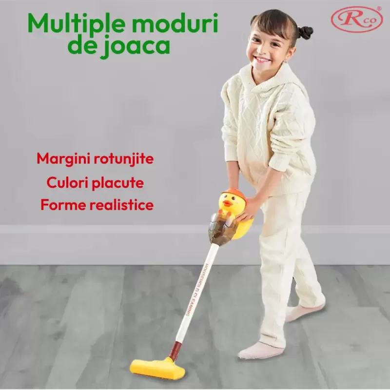 Set Jucarie Aspirator Vertical Ratusca pentru Copii