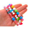Set de confectionat bratari, 11 Tipuri de Margele, Multicolor
