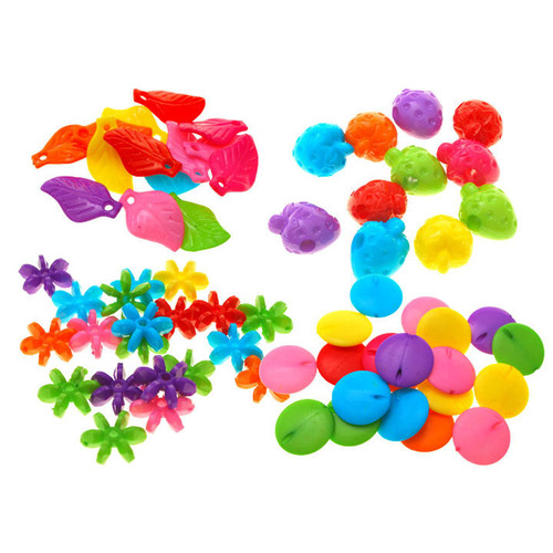 Set de confectionat bratari, 11 Tipuri de Margele, Multicolor