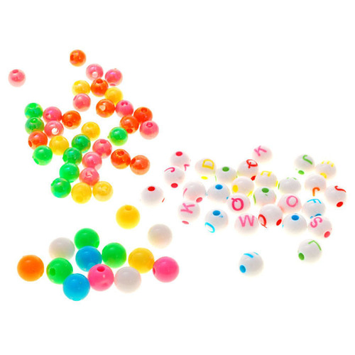 Set de confectionat bratari, 11 Tipuri de Margele, Multicolor