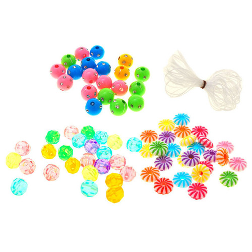 Set de confectionat bratari, 11 Tipuri de Margele, Multicolor