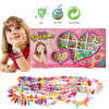 Set creativ pentru confectionat bratari, 12 Tipuri de Margele, Multicolor