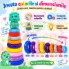 Turn educativ cu 9 cercuri pentru motricitate fina si coordonare