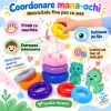 Turn educativ cu 9 cercuri pentru motricitate fina si coordonare