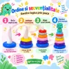 Turn educativ cu 9 cercuri pentru motricitate fina si coordonare