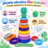 Turn educativ cu 9 cercuri pentru motricitate fina si coordonare