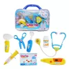 Set Trusa Doctor Copii – Kit Medical Interactiv cu Sunete si Lumini, Accesorii Complete, Albastru