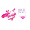 Set Trusa Doctor Copii – Kit Medical Interactiv cu Sunete si Lumini, Accesorii Complete, Roz