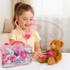Set Trusa Doctor Copii – Kit Medical Interactiv cu Sunete si Lumini, Accesorii Complete, Roz
