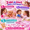 Trusa medicala de jucarie pentru copii, set doctor cu 14 piese, stetoscop si valiza