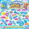 Trusa medicala de jucarie pentru copii, set doctor cu 14 piese, stetoscop si valiza