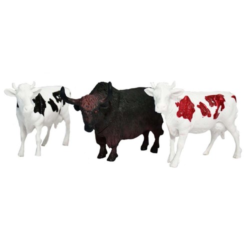 Set Animale de la Ferma, 10 Figurine din Cauciuc
