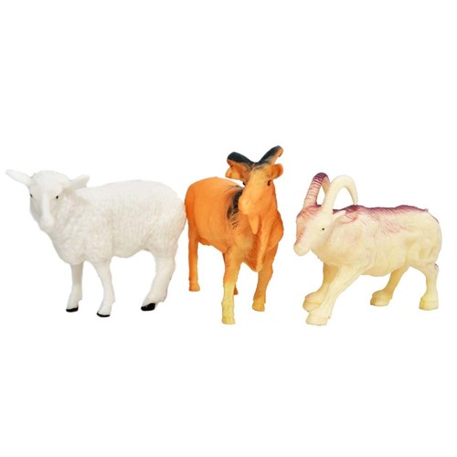 Set Animale de la Ferma, 10 Figurine din Cauciuc