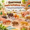 Set 12 figurine animale salbatice safari pentru copii, cu lei, tigri, elefant, girafa si zebra