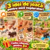 Set 6 figurine animale salbatice pentru copii, cu antilopa, leopard, elefant, girafa si zebra