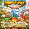 Set cu 12 piese dinozauri si animale preistorice cu aspect realist pentru copii de peste 3 ani