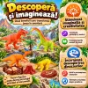 Set cu 16 piese dinozauri si animale preistorice cu aspect realist pentru copii de peste 3 ani