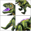 Dinozaur T-rex cu telecomanda lumini, sunete si miscari realiste, Verde, 50 cm