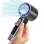 Ventilator de Mana Fara Lame, Ultra-Compact, cu Racire Instanta in 3 Trepte, Reglaj Fin in 100 Niveluri, Motor 14000 RPM, Display Digital, Baterie 4000 mAh, USB-C, Negru