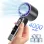 Ventilator de Mana Fara Lame, Ultra-Compact, cu Racire Instanta in 3 Trepte, Reglaj Fin in 100 Niveluri, Motor 14000 RPM, Display Digital, Baterie 4000 mAh, USB-C, Negru