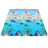 Covoras de joaca termoizolant cu doua fete, Traseu si Ocean, 180 x 200 x 0.8 cm
